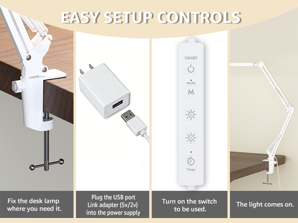 desk lamp Installation diagram