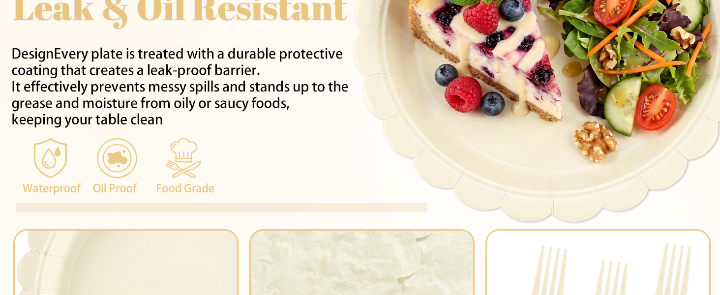 ivory plates