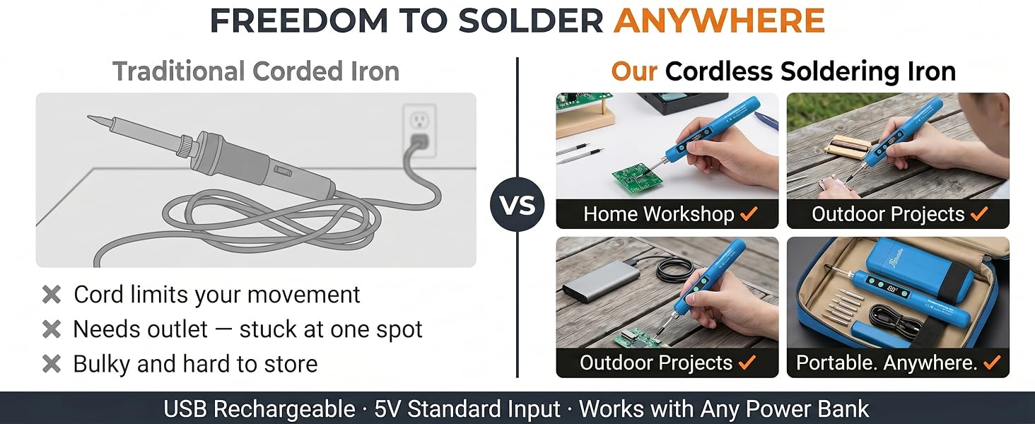 cordless soldering pen soldering iron kit electronic solder iron pcb