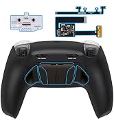 eXtremeRate RISE4 Plus MAX RMB Back Paddles Kit with Clicky Trigger Stops &amp; Rubberized Grip for P...