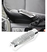 AOCISKA Car Handbrake Cover,Bling Handbrake Protective Cover,Crystal Rhinestone Handbrake Protect...