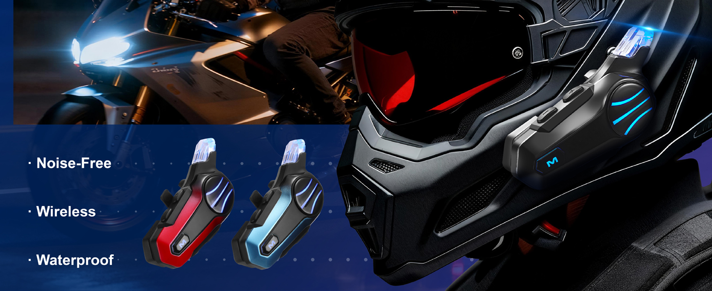 Motorcycle helmet headphones