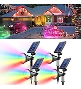 APOMAO Solar Spot Lights Outdoor 1000 LM, 36 LED/2 Modes Solar Landscape Spotlights Waterproof, S...