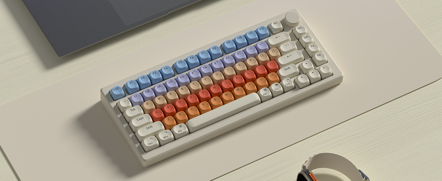 Macaron Cream PBT Keycaps