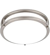 Hlite 36W 13inch LED Flush Mount Ceiling Light Fixture,3600LM Super Bright Light Fixture Ceiling ...