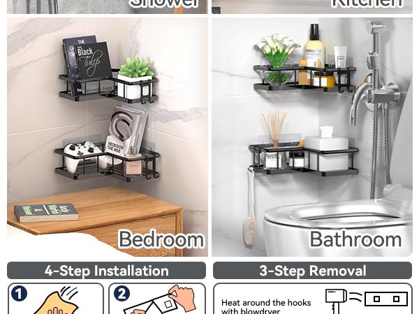 Corner Shower Caddy Organizer