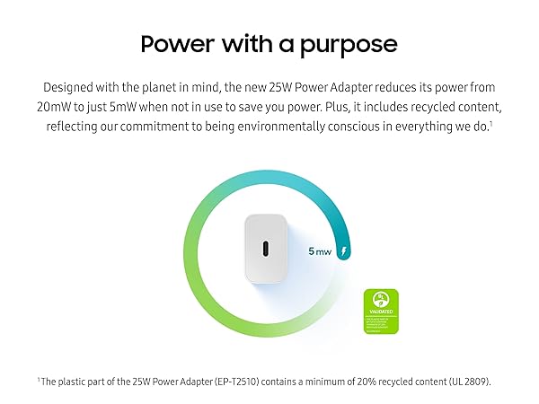 Samsung 25W Power Adapter Black