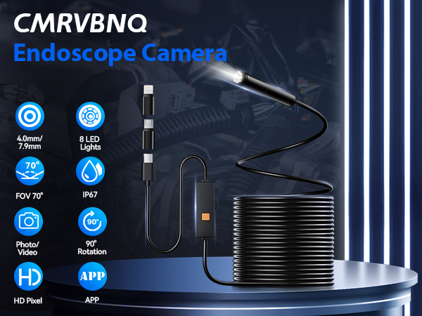 Endoscope Camera with Light
