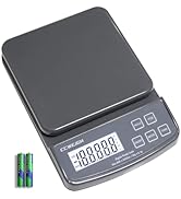 Postal Scales 6.6lbs 3kg/0.1g High Precision Food Scale for Kitchen with Hold,Tare and PCS,Portab...