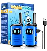 Rechargeable Walkies Talkies for Kids Toys: 2 Pack Walkie Talkies for Kids Birthday Gifts for 3 4...