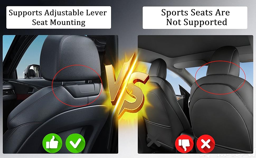 Sports seat are not support
