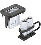 RVBOATPAT 4PCS 50Amp Battery Quick Connect/Disconnect Connector,6 to 12 Gauge Battery Cable Conne...