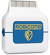 LiceGuard RobiComb Electric Head Lice Comb | Lice &amp; Eggs Zapping Tool Blue