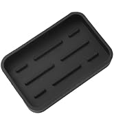 MicoYang Silicone Kitchen Sink Organizer Tray for Multiple Usage,Easy Clean Sponges Holder for Ki...