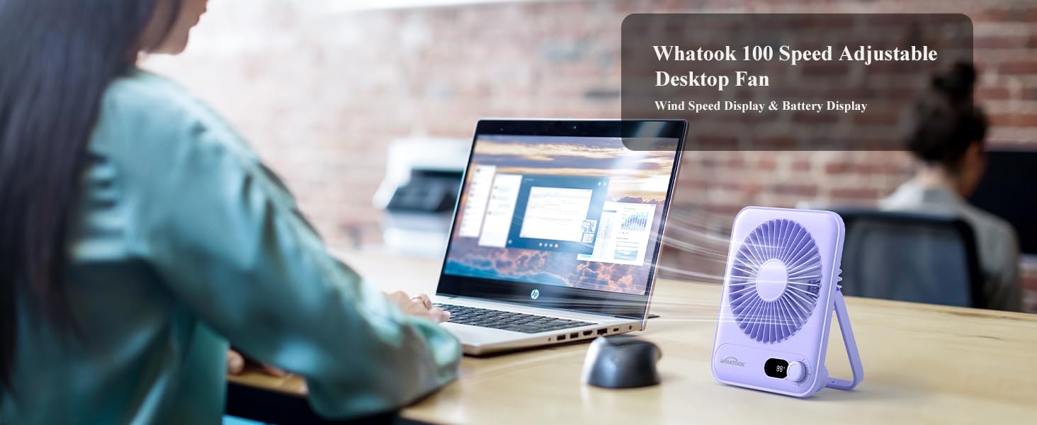 desktop small fan portable desk fans rechargeable battery mini travel essentials quiet women table