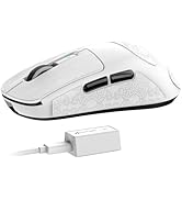 ATTACK SHARK R6 Wireless Gaming Mouse, Tri-Mode Connection, 39 Grams Superlight, PAW3950 42K DPI ...