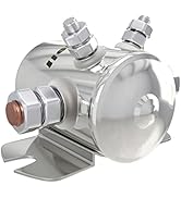 Newdeli Max 300A Continuous Duty Solenoid Relay Nickel-Plating for Golf Carts, Winch, Marine in R...