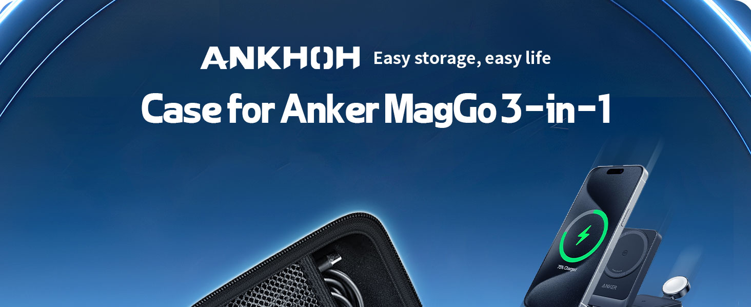 Case for Anker MagGo 3-in-1