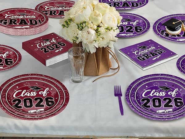 Graduation Party Supplies Set