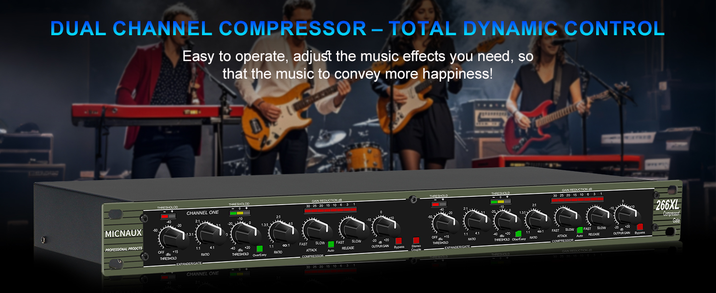 DUAL CHANNELCOMPRESSOR-TOTAL DYNAMIC CONTROL