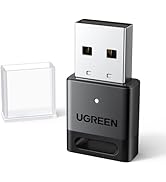 UGREEN USB Bluetooth Adapter, 5.4 Bluetooth Adapter for PC, Plug & Play for Windows 11/10/8.1, Bl...