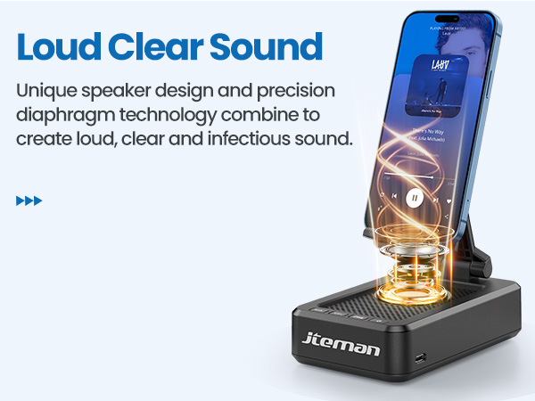 jteman bluetooth speaker