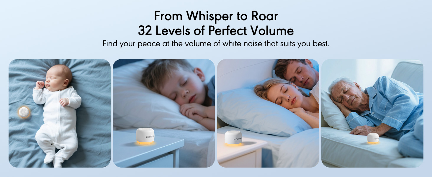 mini white noise machine travel
