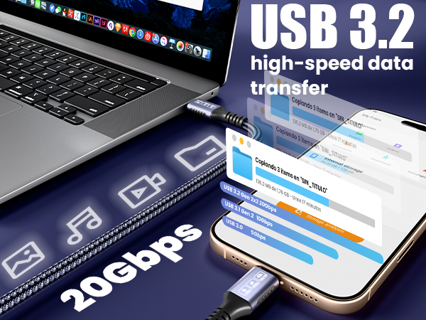 type c cable 20ft 20 foot type c charging cord 20 foot usbc cable