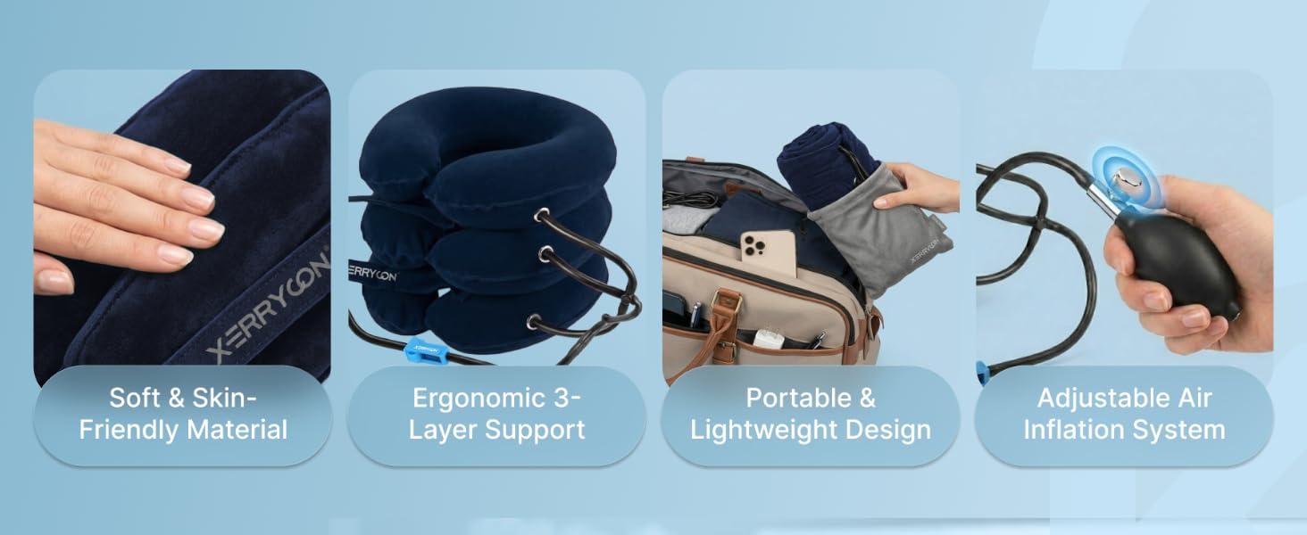 cervical traction device decompression neck herniated neck disc relief neck hump corrector neck stre