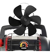 JossaColar Wood Stove Fan for Buddy Heater, Heat Powered Fireplace Fan Thermoelectric Thermal Fan...