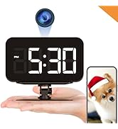 ALPHA TECH WiFi Clock Camera - Remote View - Premium HD 1080P - Dual Band 2.4G/5G WiFi - Best Min...
