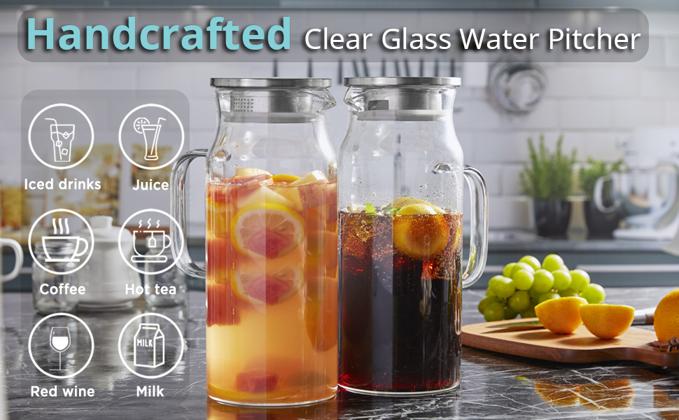 glass pitcher