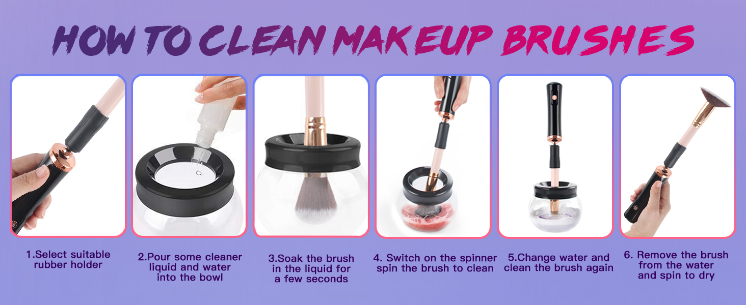 makeup brush cleaner