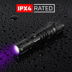 ipx4 rated water weather resistant