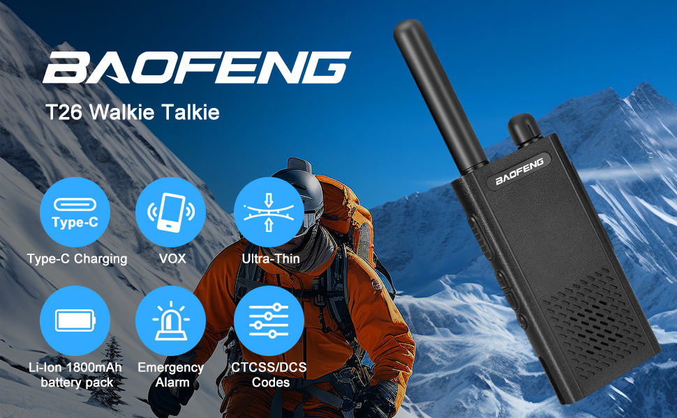 Baofeng T26 Walkie Talkies