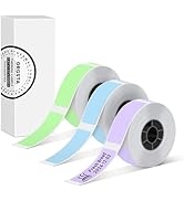 ORGSTA Label Maker Tape, Standard Laminated Thermal Label Tape Replacement, 0.47"x1.57" (12x40mm)...