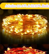Ariceleo USB LED Fairy String Light, 1 Pack Copper Wire Fairy Lights for Indoor, Bedroom Festival...