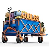 Old Bahama Bay Extra Large Heavy-Duty Beach Wagon - 55.11" x 26.38" Foldable Utility Cart with 40...