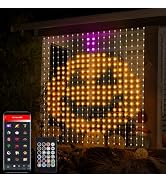 Smart Curtain Lights Plug in 400 LED Curtain Fairy Lights with App &amp; Remote | 6.6Ft x 6.6Ft Music...