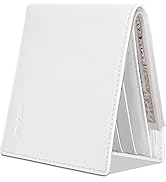 NYEAR White Wallet for Men Slim Mens Wallet Leather Bifold Wallets for Men White Wallet Men Compa...