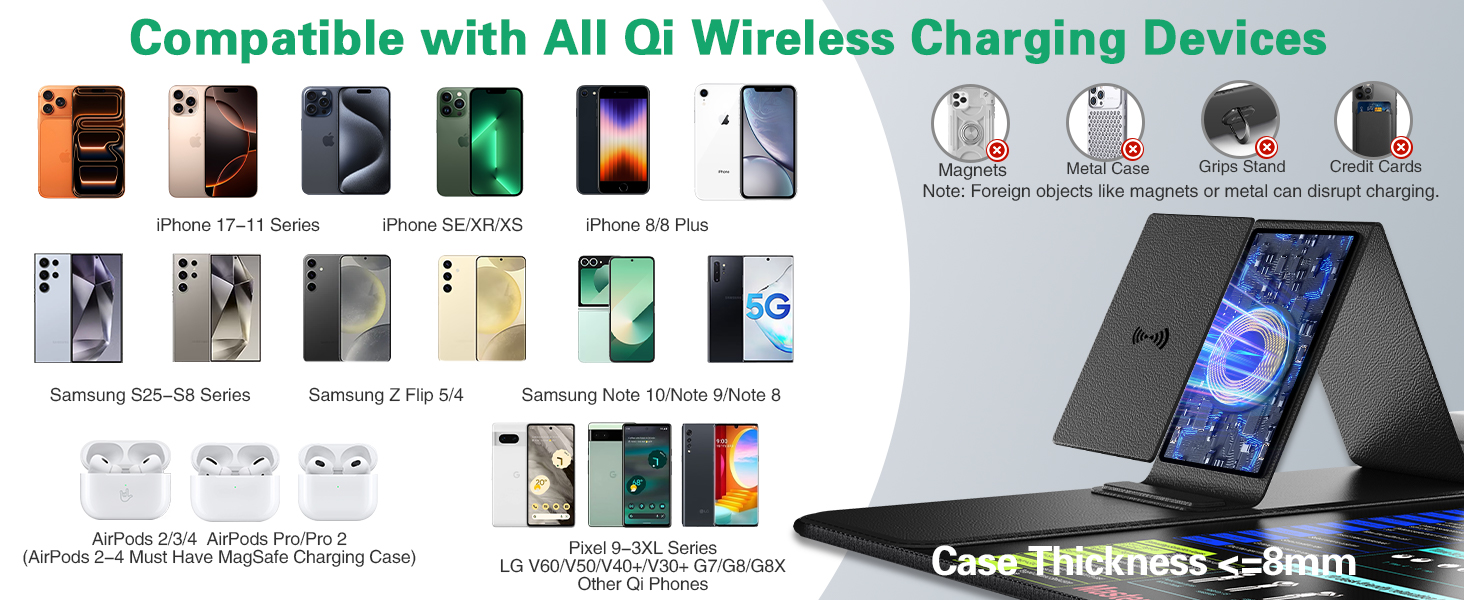 mouse pad with wireless charging