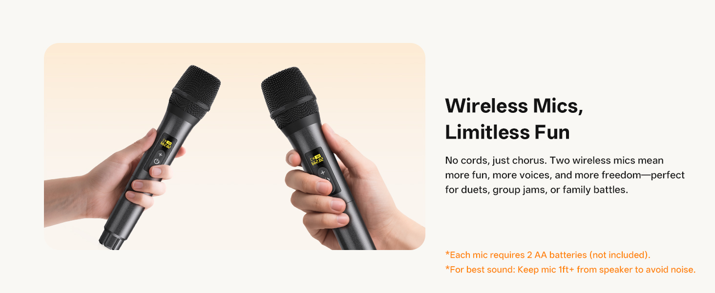 karaoke microphone wireless