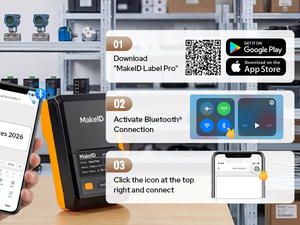 EP53 label maker printer labeling machine industrial warehouse