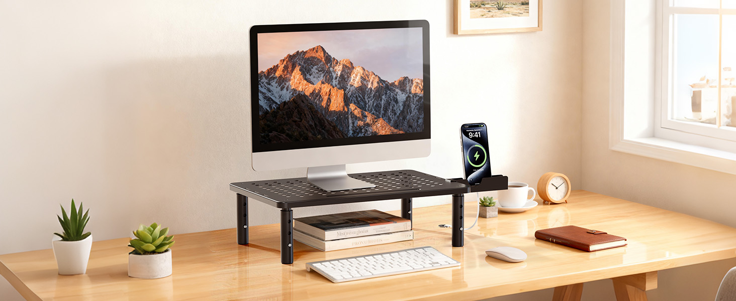 Canyora Computer Monitor Stand Riser with Storage