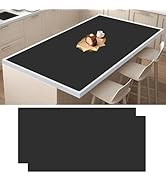 2Pack Large Silicone Mats for Kitchen Counter, 48''x24''(120cmx60cm) Heat Resistant Mat for Kitch...