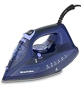 BEAUTURAL Steam Iron for Clothes with Precision Thermostat Dial, Ceramic Coated Soleplate, 3-Way ...