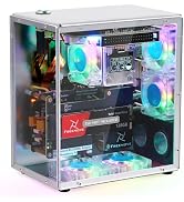 Freenove Raspberry Pi 5 PC Case Kit, M.2 NVMe SSD Slot, 5 PWM ARGB Fans Light Sync, CPU Tower Coo...