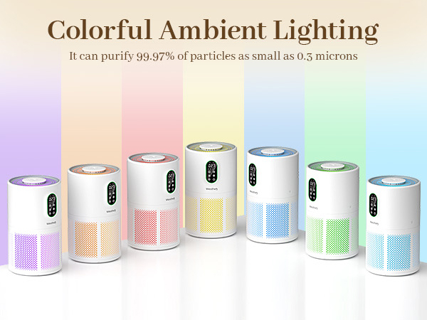 Colorful Ambient Lighting Air Purifier