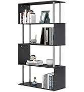 Donext 5-Tier Open Bookcase and Bookshelf, Freestanding Display Storage Shelves Tall Bookcase for...