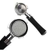 LAOION 54mm Bottomless Portafilter, Espresso Portafilter Precision Extraction with Filter Basket ...